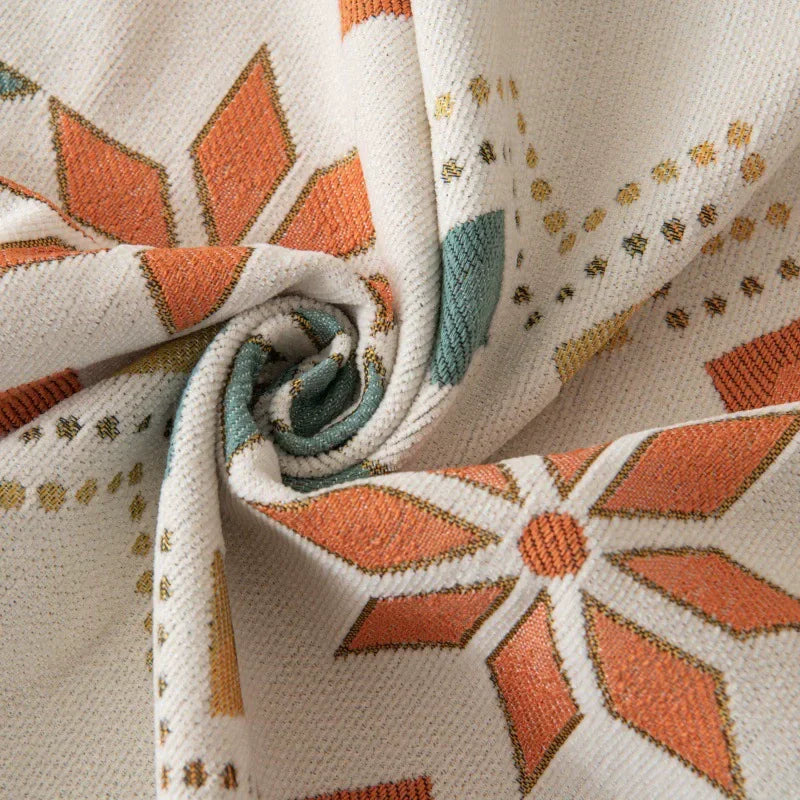 Bohemian Chenille Couch Blanket