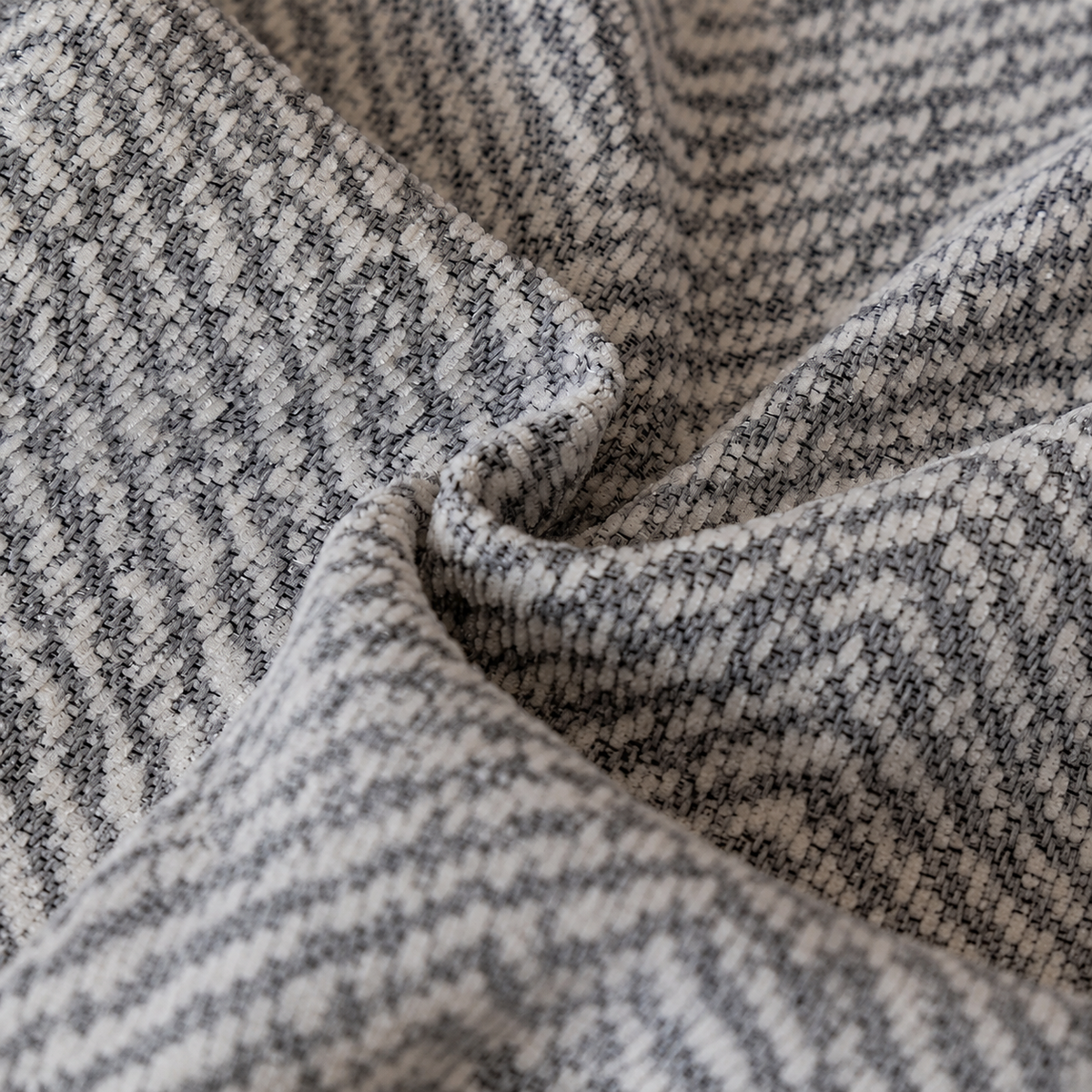 Elegant Herringbone Chenille