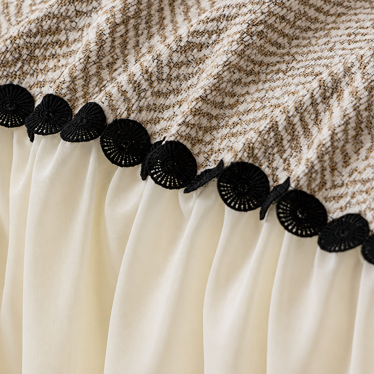 Elegant Herringbone Chenille
