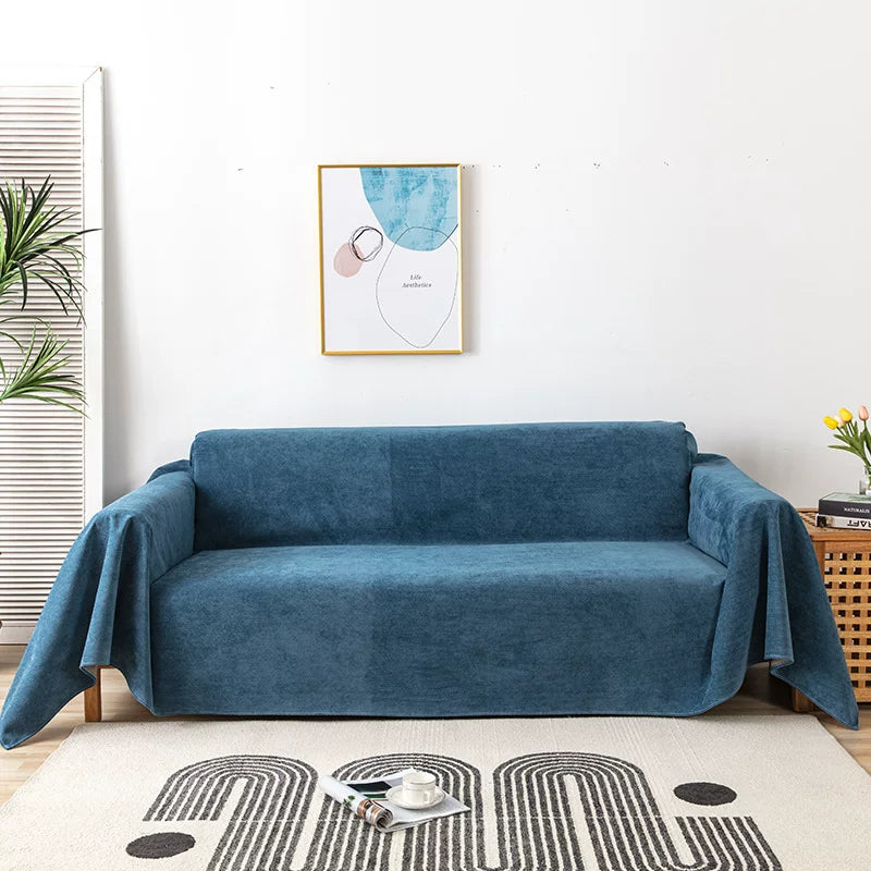 Waterproof Chenille Couch Blanket