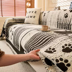 Cat Illustration Couch Blanket