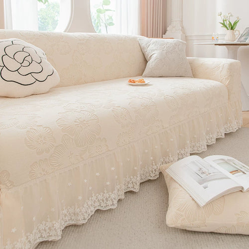 Embossed Floral Couch Blanket
