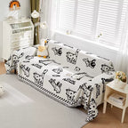 Whimsical Cat Couch Blanket