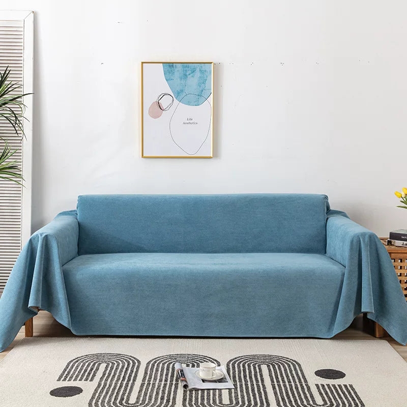 Waterproof Chenille Couch Blanket