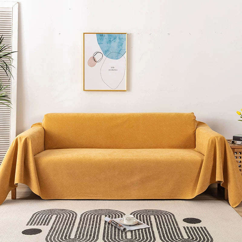 Waterproof Chenille Couch Blanket