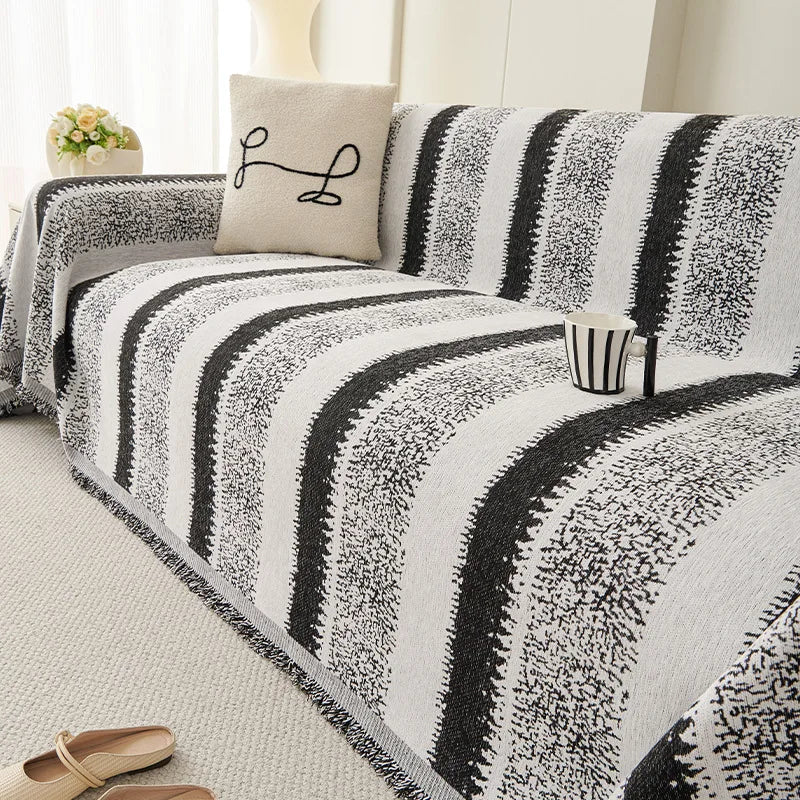 Minimalist Stripe Couch Blanket