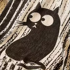 Cat Illustration Couch Blanket
