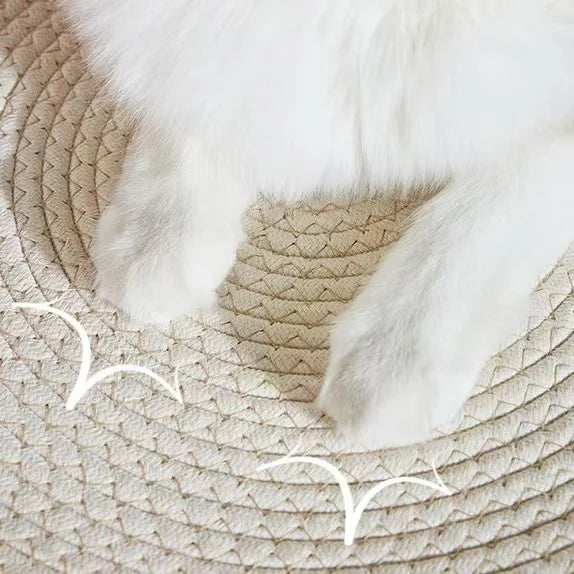 Handwoven Cat Basket Bed