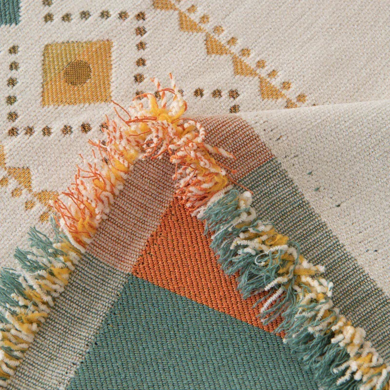 Bohemian Chenille Couch Blanket