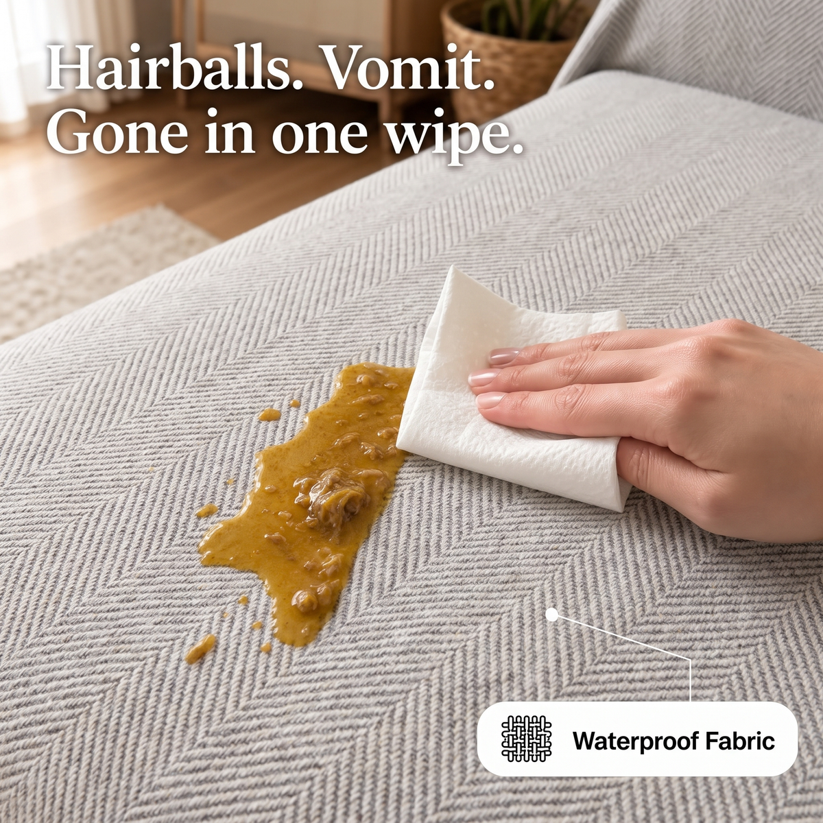 Herringbone Chenille Couch Blanket
