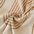 Geometric Wave Couch Blanket